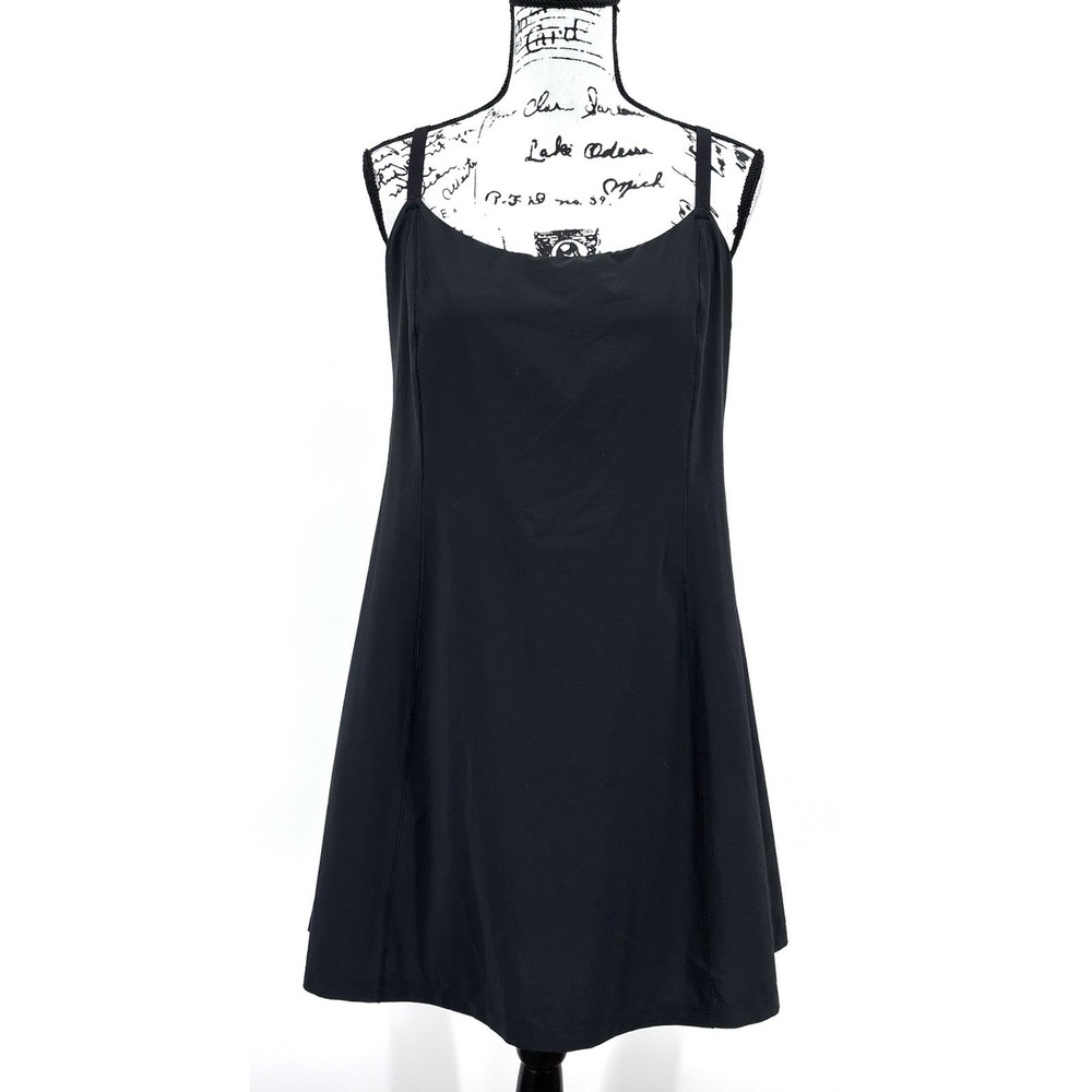 Offline by Aerie Active Dress XL Black Built In Shorts Criss Cross Back Athletic